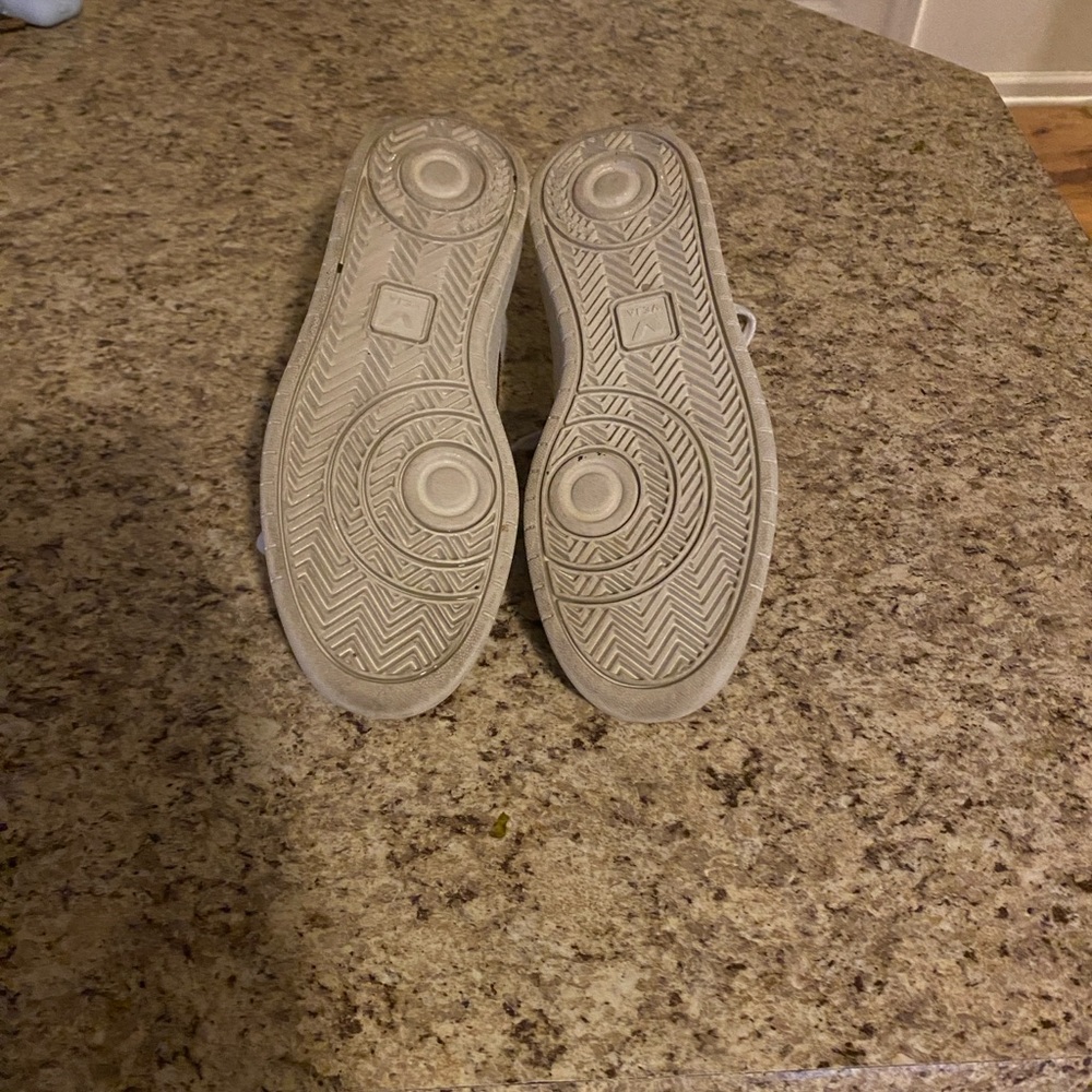 Veja White and Gray Athletic Shoes - Picture 2 of 4